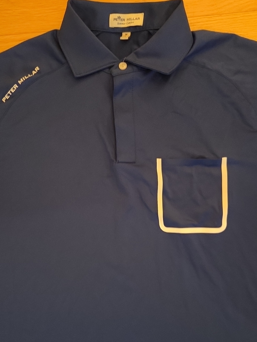 Peter Millar Summer Comfort Forge Performance Polo - Men's M Royal Blue